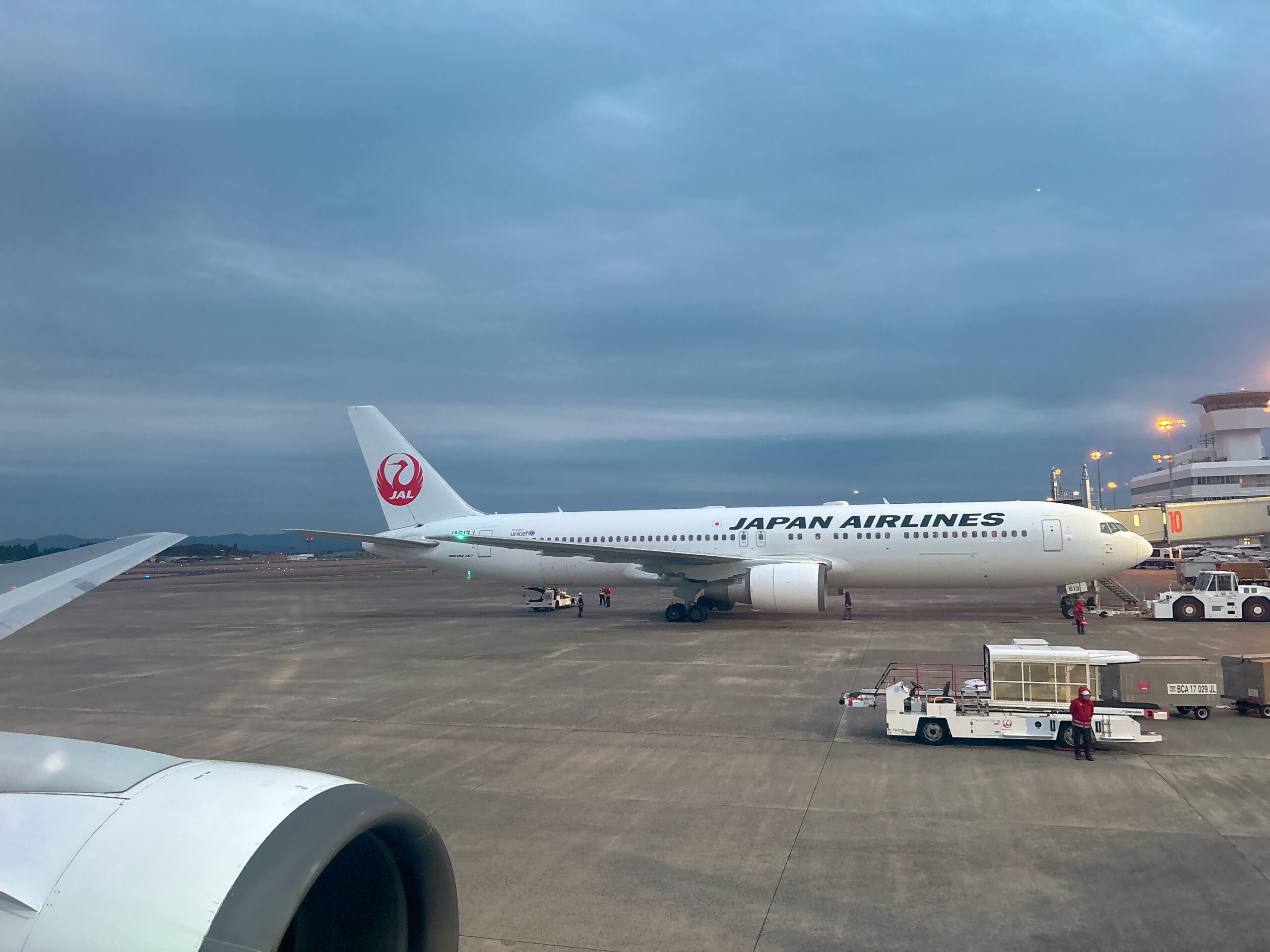 JAL B767の機材