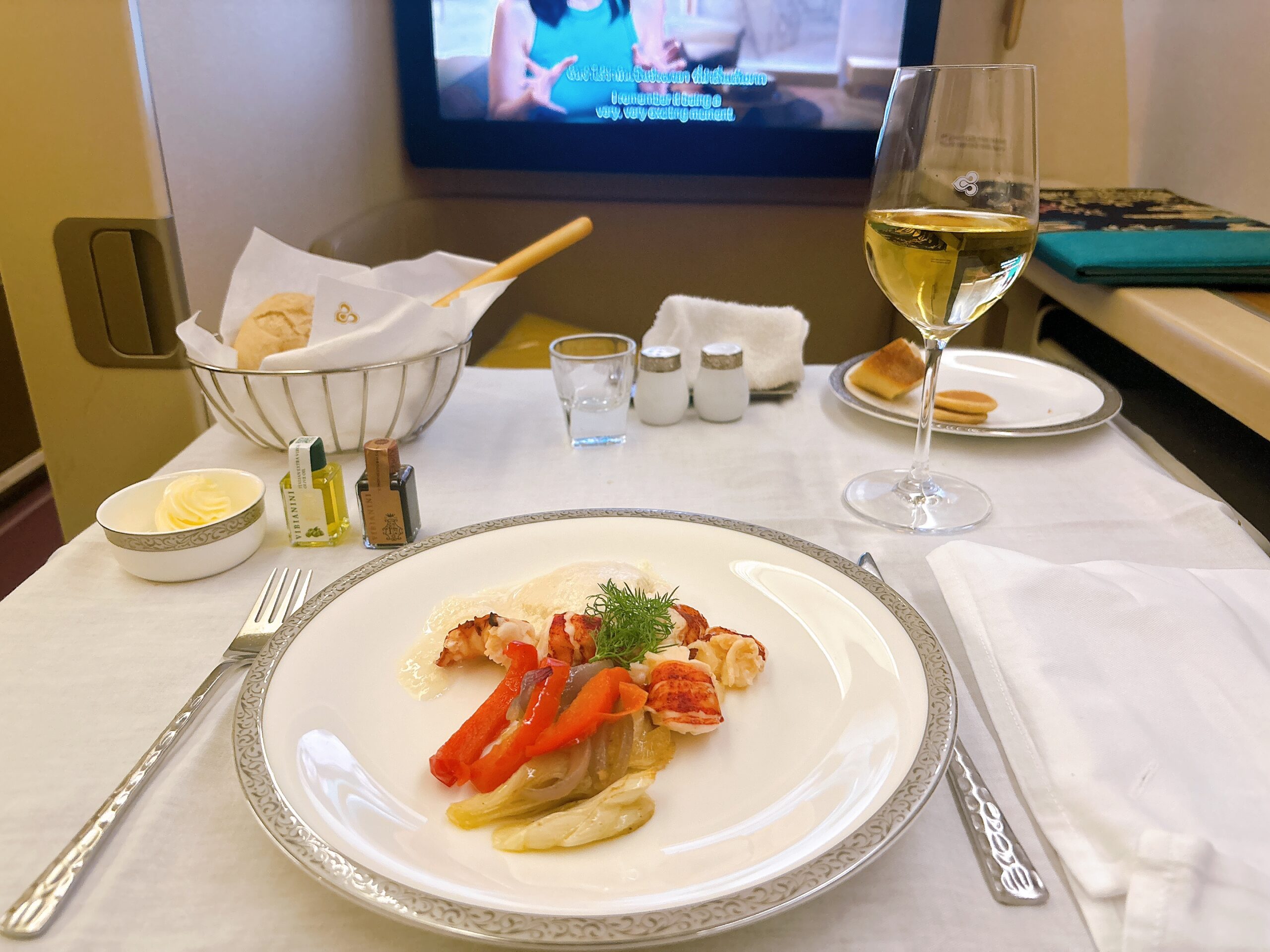 実際に搭乗したタイ航空のファーストクラス